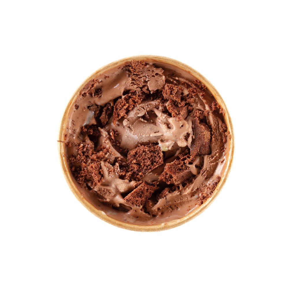 Zmrzlina Mléčná čokoláda Ollies (shora)